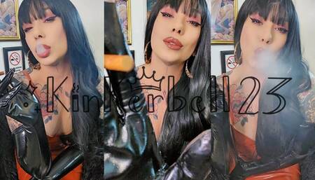 Shiny smoking Goddess takes you home and turns you into her perfect toy - Kinkerbell23