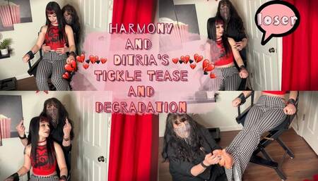 Harmony and Ditria's Tickle Tease and Degradation 1080p | When Harmony and Ditria see that you've been watching them, they cue you in to a few secrets as well as their opinions of you