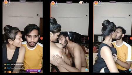 Indian desi Instagram model tango live couple hardcore sex