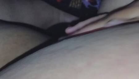 Wet gloves after cumming