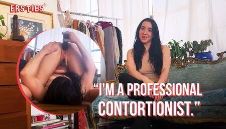 Ersties - Flexible Dark Haired Natasha Can Masturbate In Wild Positions