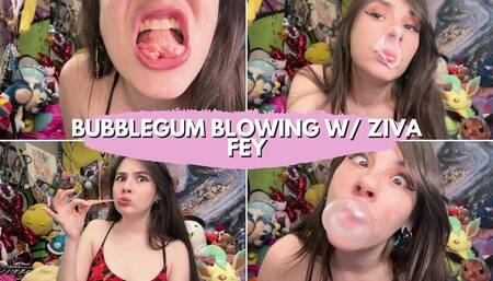 Ziva Fey - Bubblegum Blowing FULL 20 Minute CLIP