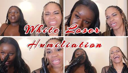 White Loser Humiliation- Ebony Femdom Goddess Rosie Reed & Queen Melanin Mean White Bitch Humiliation Cum Denial- standard definition