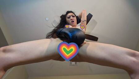 POV Nude Boxing and Masturbation (4K)