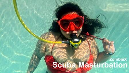 Solo Scuba Masturbation