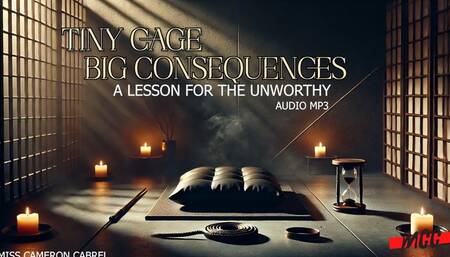 Tiny Cage, Big Consequences || MP3 || CHASTITY