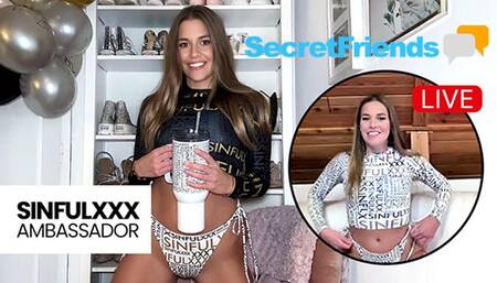SinfulXXX Sensual Ambassador Eveline Dellai for SecretFriends