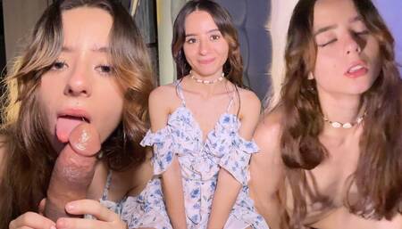 Casting 18yo real virgin I've never fucked such a tight pussy