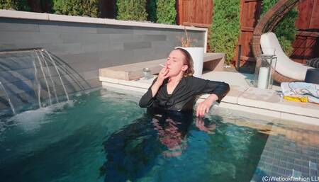 Jessica Prefers Swimming over Smoking