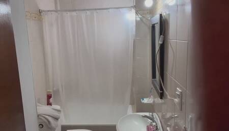 Spying in my bathroom voyeur