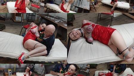 Strict chickenwing bound orgasm with purple bound tits (MP4 SD 3500kbps)