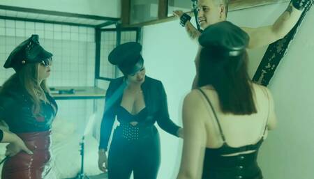 Brutal scratching on St Andrews cross - Zeida Alexandra Zara in Greece