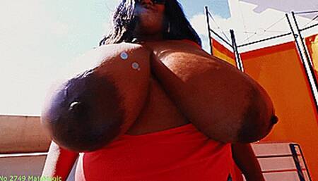 Maja meets Pam Part 235 - The Deep Cleavage Cutting with Busty Pam - Alternate Version (Clip No 2749 - wmv version)