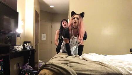 Feminized into Maid and Fucked by Dominatrix