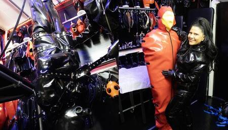 Experimental Extreme Rubber Bondage superb fetish video