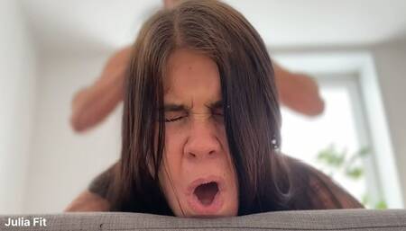 Schoolgirl Takes in Mouth After ANAL