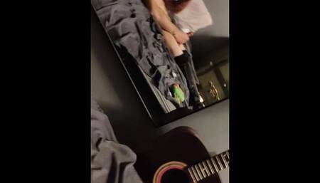 Jerkin my dick waiting for my girl to get out the shower