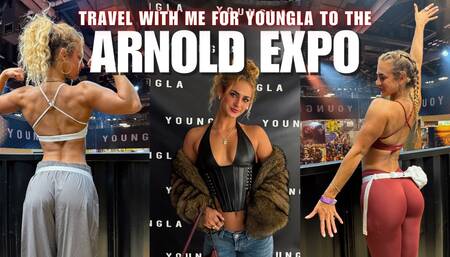Travel with me to the Arnold Expo as a YoungLA Athlete | workouts, meeting you guys, & team parties