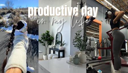 PRODUCTIVE DAY IN MY LIFE || leg workout, house tour, target & ulta run, high protein dinner ????????