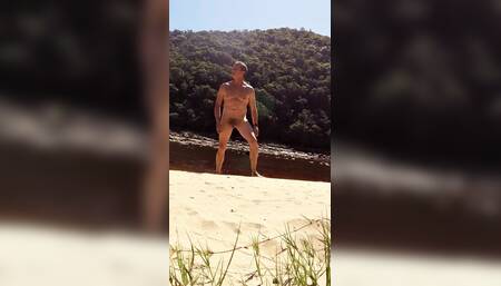 Naked at a River Mouth and End up Busting a Nut!