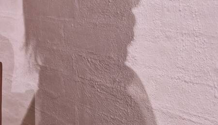 Shadow Silhouette – Theresa Smoke smoking a cigarette in sensual shadowplay