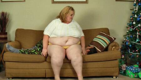 Deja Vu Tries To Relax On Her Couch After a Long Day *MP4*