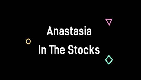 Anastasia In The Stocks (Small)