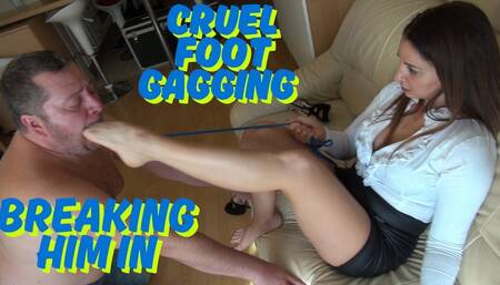 Breaking Him In, One Gag at a Time