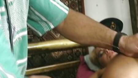 Phenomenal German babes enjoying DP foursome