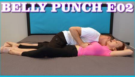 Couples Stomach Pressing Fun Time - BELLY PUNCH E02 - MILF STELLA
