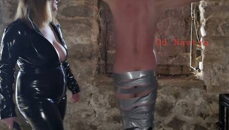 Tied up and punished