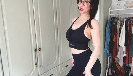 Gym wear try and JOI