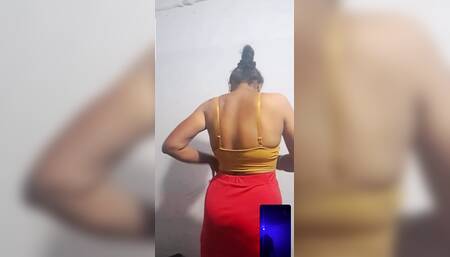 Indian tamil aunty ass show