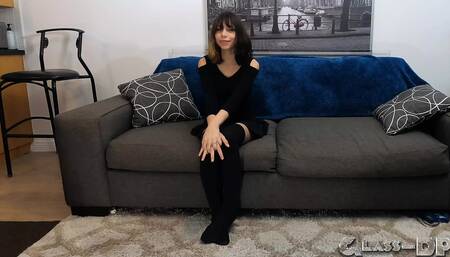 Skinny 18-year-old gets ass fucked on camera