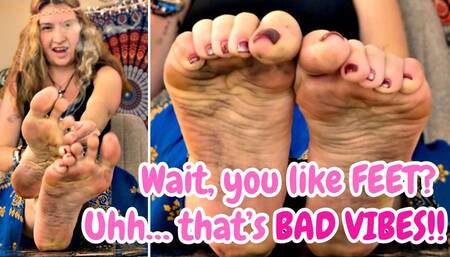 Hippie Chick Discovers Your Foot Fetish (it doesn’t go well) - POV Foot Fetish Humiliation (HD)