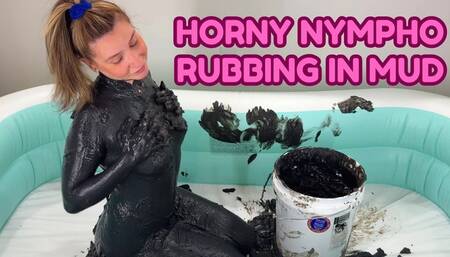 Solo Play & Pussy Rubbing in STINKY Black Mud