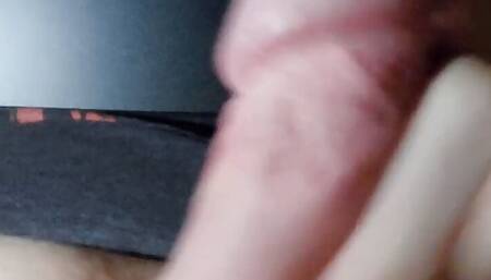 My cock explodes in slowmo, cum watch this up-close jerk-off session
