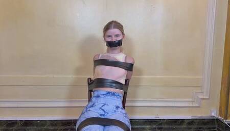 Summer loves being tied up