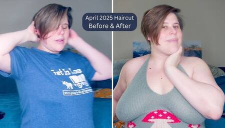 Before & After Haircuts April 2025 | Short Hair Cut & Color | Clara Crisp Shows Off Fresh Haircut