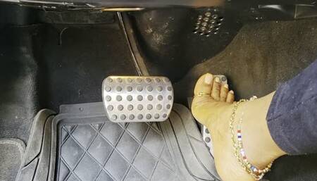 Revving And Driving Faster And FASTER Barefoot