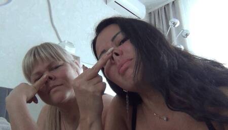 Pig nose for each other Ac