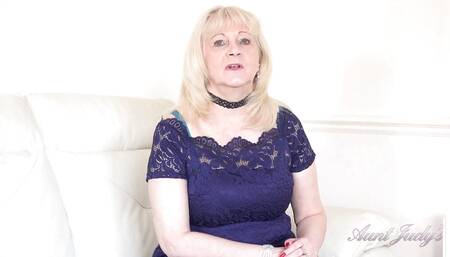 Auntjudys - Getting to Know Busty Blonde GILF Katie Wish