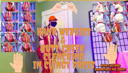 Big Butt Hand Wedgies And Butt Cheek Clenching In Clingy Dress 720x480 MP4