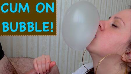 Cum on Bubble: I Need to Chew Gum after You Cum from Blowjob