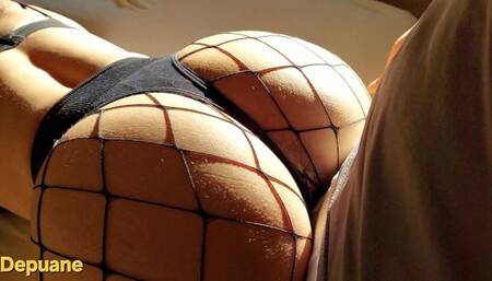 Hot wife brunette fuck in doggystyle.