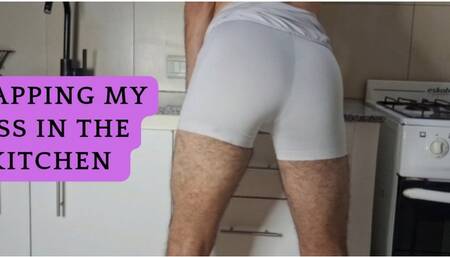 Ass Smacking In The Kitchen