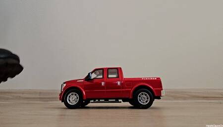 Rugged Soles Boots Crush Toy Car