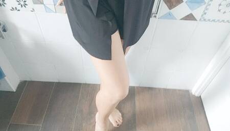 Lavinia shifted uncomfortably, her legs pressed tightly together