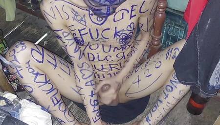 Undo the clown's handkerchief pen