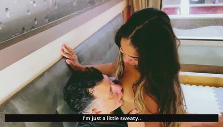 ROUND 2 When love steps into the mat only one walks out on top! Real husband versus wife sexfight